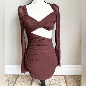 Womens Dress Size S BodyCon Cut Out Sexy Vampire, Whimsy Goth Clubbing Fairy Ne